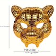 thumbnail image 3 of Máscara De Leopardo Dorado BANYUO De Halloween Animal Fiesta Carnaval, 3 of 3