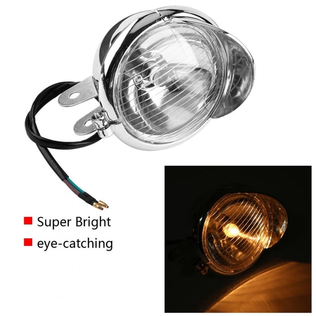 Luz de conducción antiniebla Ecomeon para motocicleta faro retro DC 12V universal