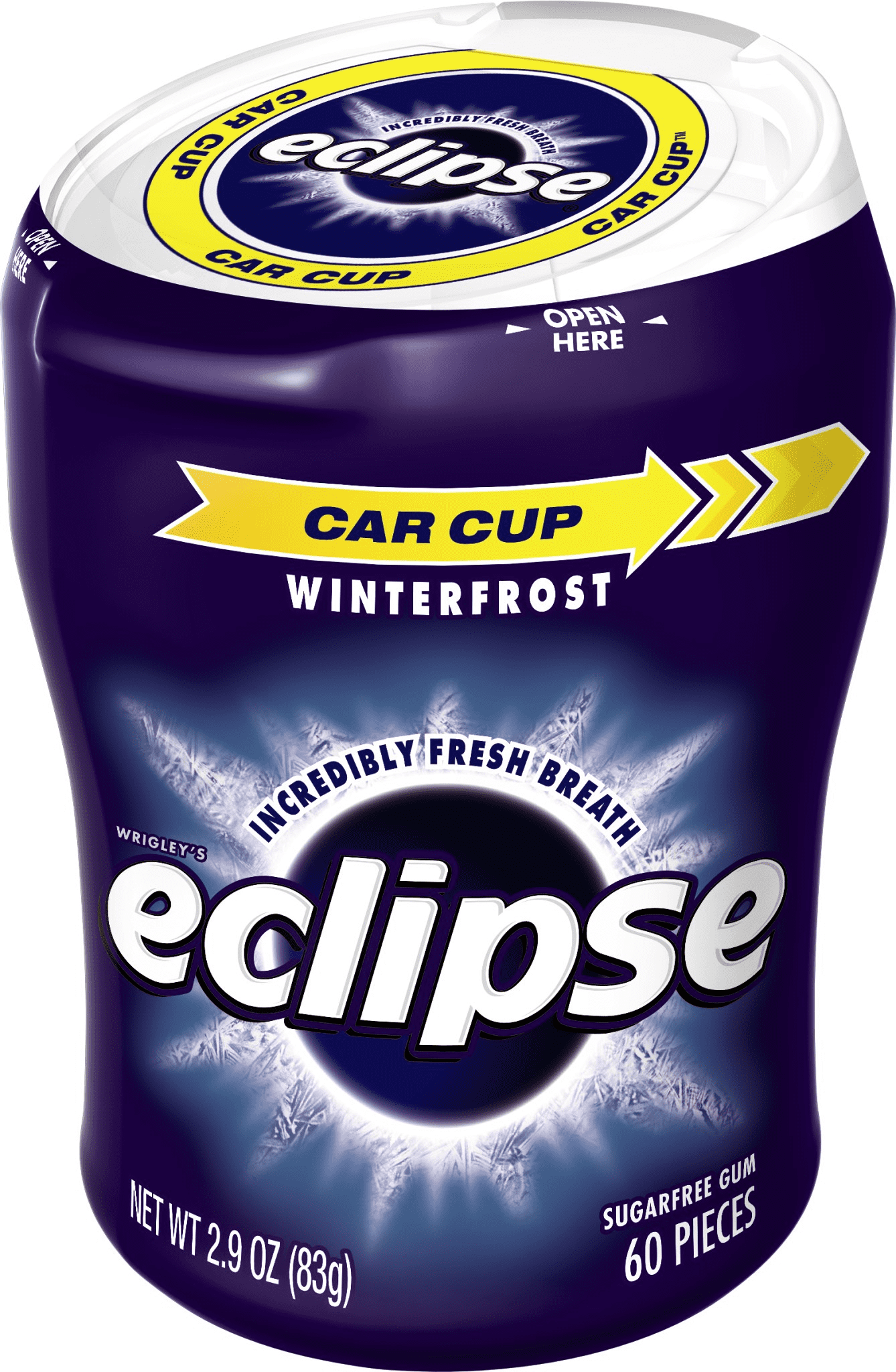 Eclipse Sugar Free Winterfrost Big E Pak Chewing Gum, 60 Ct by WM Wrigley Jr