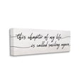 thumbnail image 3 of Stupell Industries Smiling Again Motivational Healing Calligraphy Rustic Detail Canvas Wall Art, 24 x 10, Design by Daphne Polselli, 3 of 5