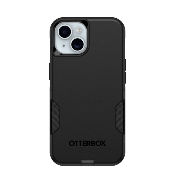 OtterBox Commuter Series Case for Apple iPhone 15, iPhone 13, iPhone 14, iPhone 16e, iPhone 17e - Black