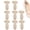 Cream Colored, variant on 4 Pair Heel Protectors for Shoes, Anti-slip Heel Liners,Shoes Cushion Inserts Pads - for Women Men Wedding Party Outdoor Dancing Travel Commuting