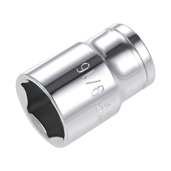 3/8 Inch Drive 6 Point Shallow Socket 9/16 Inch Cr-v Steel
