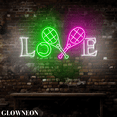 thumbnail image 4 of Glowneon Tennis Love Valentine's Day Led Sign, Tennis Club Wall Decor, 4 of 5