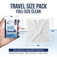 thumbnail image 4 of Air Jungles Flushable Wipes Individually Wrapped 25 Ct, On-the-Go Butt Wipe with Aloe Vera & Vitamin E, Travel Size Ultra Soft for Adult, 97% Water - XL 7 X 7 in, Fresh Scent, 4 of 8