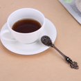 thumbnail image 3 of Batería de Cocina 6 unids/set cuchara de café Vintage Metal tallado fruta tenedor pastel cubiertos (cobre Likrtyny Libre de BPA, 3 of 3