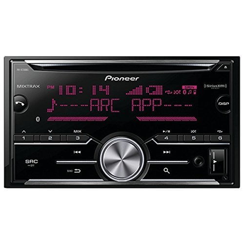 Pioneer FHX730BS Vehicle Cd Digital Music Player Receivers, Black