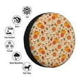 thumbnail image 4 of Naloa Fall Autumn PVC Leather Spare Tire Wheel Cover Spare Tire Cover, for Car Truck SUV Camper Trailer Universal Fit(14-17in)-14 inch, 4 of 6