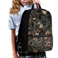 thumbnail image 3 of Yuyamidu Hunting Camo Backpack Set with Lunch Box, Water Bottle Pouch, Pencil Case & Keychain, 17 Inch Lightweight Sturdy School Bookbag Set for Kids 8-12, 3rd-6th Grade, Back to School Supplies, 3 of 7