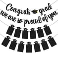 thumbnail image 1 of Set de pancarta de graduación Pedenty Congrats Grad con exhibición de fotos, 1 of 6