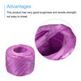 thumbnail image 4 of Uxcell Polyester Nylon Plastic Rope Twine Bundled for Packing ,100m Purple 2 pack, 4 of 6