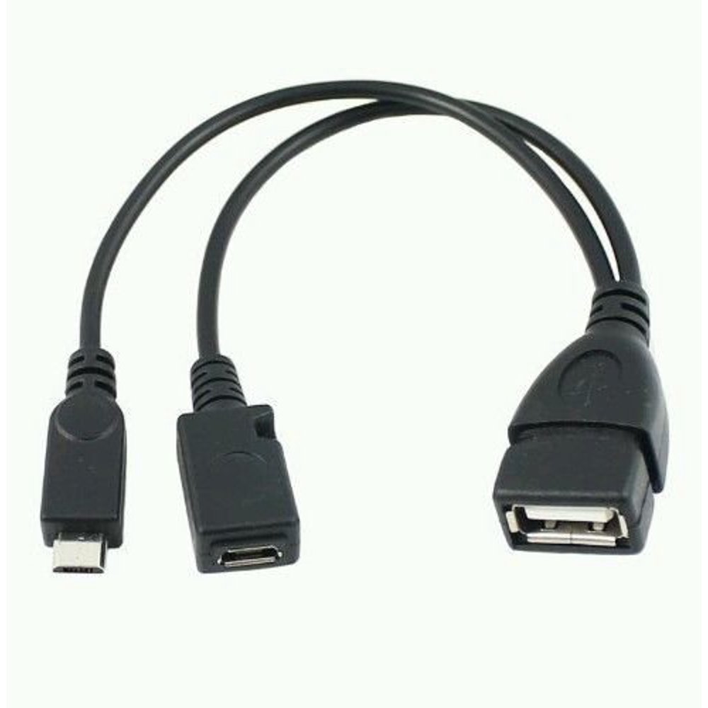 Yonisun Micro USB Host OTG Cable with USB Power for Samsung/HTC/Nexus