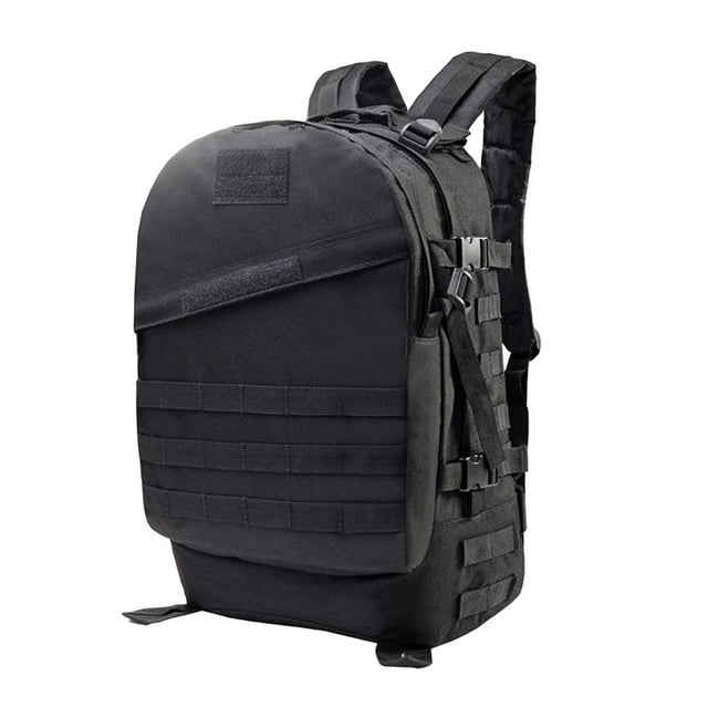 Mochilas tácticas 40L Senderismo Mochilas para acampar Motocicleta de viaje militar Negro Sharpla contenedor táctico militar