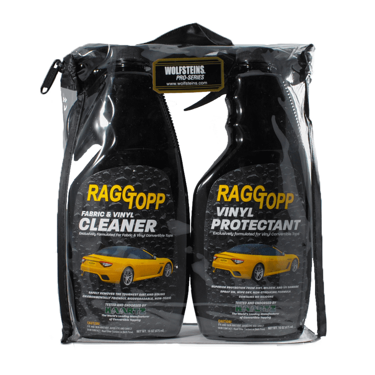 RaggTopp Fabric Convertible Top Cleaner and Protectant Kit