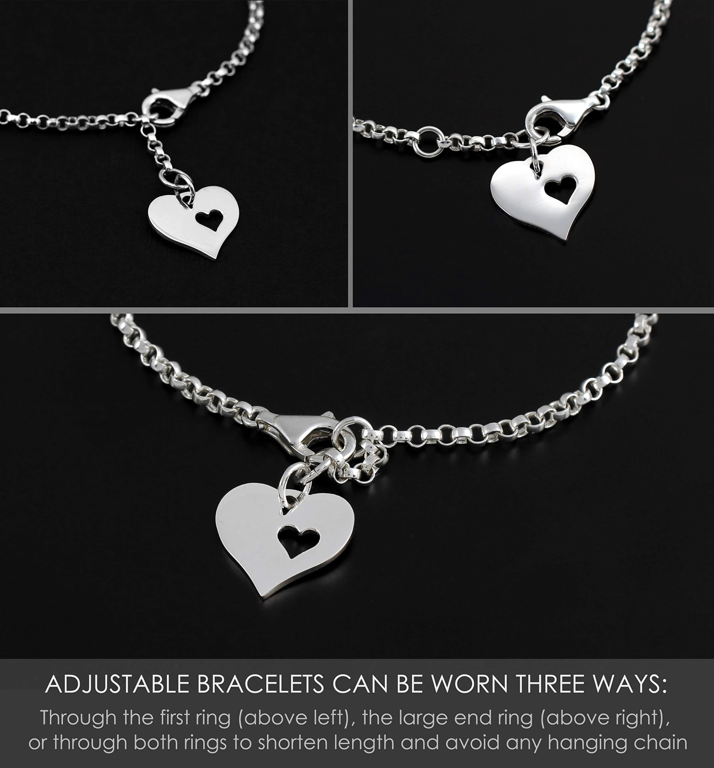 Bead bracelet Initial Bracelet Charm Bracelet for Women Graduation Sea –  Btysun Fashion Jewelry