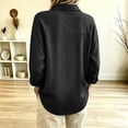 thumbnail image 5 of VBVC Women's Cotton Linen Henley Shirts , Ladies' Collared Long Sleeve Casual Blouses , Loose Fit Button Down Tunic Tops For Women, Black , S-3XL, 5 of 6