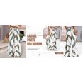 thumbnail image 6 of Summer Bohemian Wide Leg Lounge Pants Women Retro Patchwork Print Elastic Drawstring Waist Flowy Palazzo Pants with Storage Pockets Multicolor M, 6 of 8