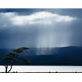 thumbnail image 2 of Flour, Piet 24x20 White Modern Wood Framed Museum Art Print Titled - Clouds Over Lake Naivasha, 2 of 4