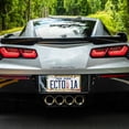 thumbnail image 5 of Aluminum License Plate Frame 2 Pack Car Exterior Accessory Car Tag Holder for Front Rear Plates Cars Decor Vase and Fruit Pattern, 5 of 7