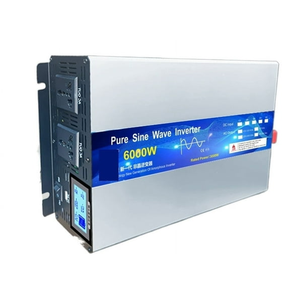 Pure Sine Wave Inverter 12v 220 DC 12V 24V 60V 72V To AC 110 220 Power Converter Solar Panel Inverter 6000W 3000W 8000W 4000W ,Powerful Output