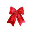 thumbnail image 2 of Aufmer 2 Pcs Furry Holiday Bow Ornament, Red Christmas Decoration for Outdoor Indoor Display, Party Atmosphere Enhancer(Multicolor), 2 of 6