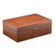 thumbnail image 3 of Caja de madera para relojes, estuche de viaje, caja de almacenamiento para colección de relojes, soporte antipolvo. 10 almohadillas, 3 of 9