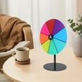 thumbnail image 3 of CIMAXIC Roue de Prix de Fête : Roue Tournante en Acrylique avec Base Robuste, Surface Effaçable à Sec - Roulette de Table Colorée pour Jeux de Fête, Salons Commerciaux, Événements de Carnaval et Activités des Fêtes, 3 of 4