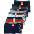 thumbnail image 3 of Junior Boy Seamless Boxer Briefs, Boyshorts Panty, Side Crossed Stripes-Solid Multi Colors, One Size, 6-Pack, 3 of 3