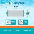 thumbnail image 3 of Hurricane Cartouche de Filtre de Remplacement pour Spa PGS25P4 et Unicel 4CH-24, 3 of 8