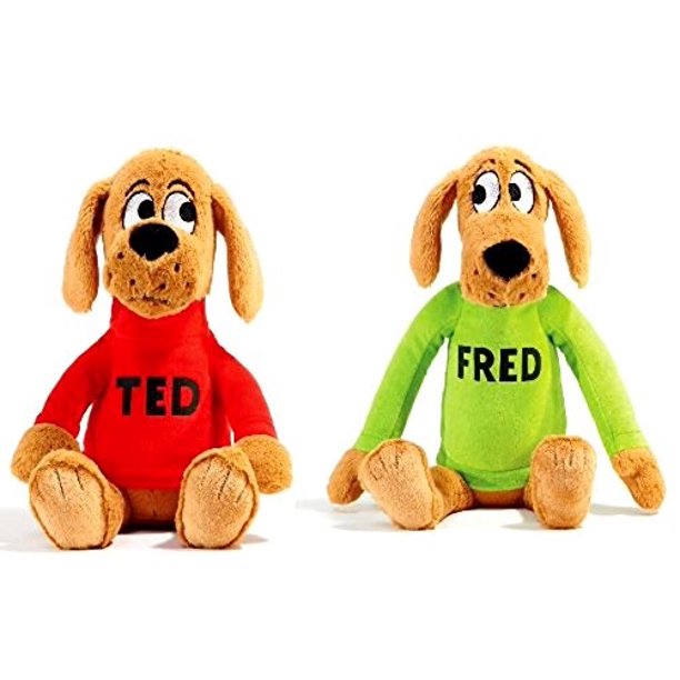 "Big Dog...Little Dog" Fred and Ted Plush Dogs
