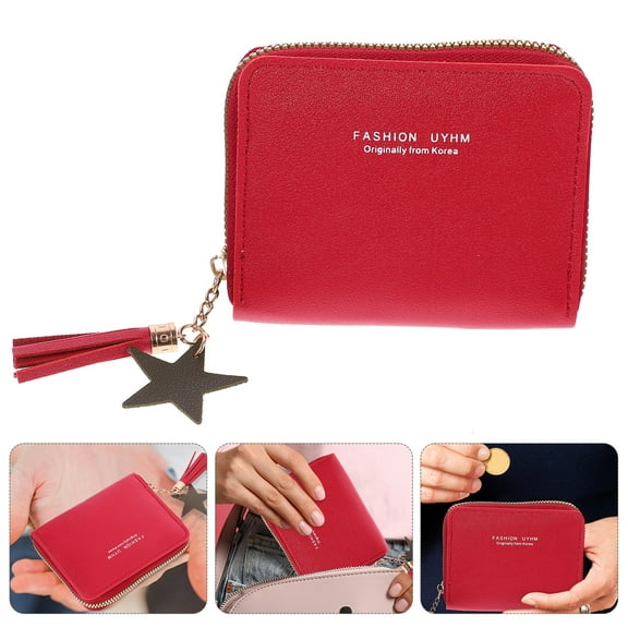 OUNONA Women Wallet Small for Clutch Purses Mini Coin Miss