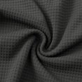 thumbnail image 7 of Telankuip Waffle Knit Hoodies for Men Full Zip Long Sleeve Hooded Sweatshirt Jackets Oversized Solid Color Raglan Sleeved Loose Lightweight Cozy Soft Casual Athletic Outerwear 2-Black XXXXL, 7 of 7