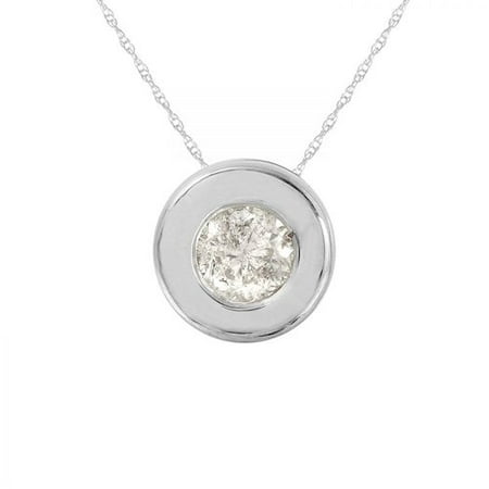 Foreli 0.3CTW Diamond 18k White Gold Necklace