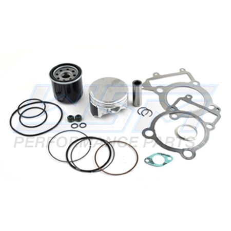 New 80.25mm Bore .25mm Over Top End Rebuild Kit Compatible With Kawasaki Prairie 4X4 Realtree 360cc 2010-2011 Prairie 4X4 360cc 2003-2012 360cc Engine By 54-253-11