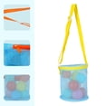 thumbnail image 2 of Sand Toy Bag Mesh Beach Bag Seashells Storage Bag Beach Bag Beach Shoulders Bag, 2 of 14