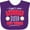 Purple, variant on Inktastic That's My Awesome Sister out There with Volleyball Boys or Girls Baby Bib