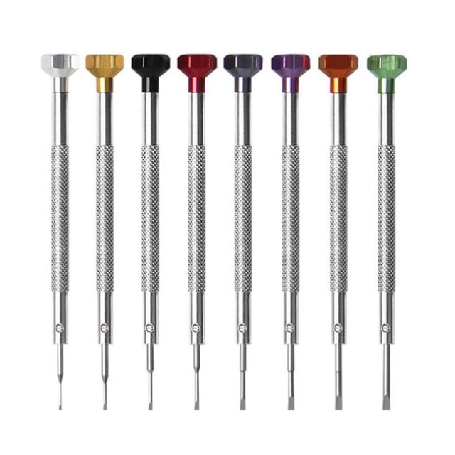 Juego de destornilladores de reloj Strade Fareast Limited 8 piezas 0,6-2,0 mm