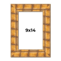 9x14 Frame Beige Real Wood Picture Frame Width 3 inches | Interior Frame Depth 0.5 inches | Natural