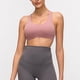 thumbnail image 2 of Sujetador de yoga a prueba de golpes Push Up Fitness espalda hermosa deporte atlético sujetador deportivo sin montura para mujer rosa XL, 2 of 7