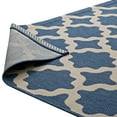 thumbnail image 5 of Modway Cerelia 5' x 8' Trellis Area Rug in Blue and Beige, 5 of 8