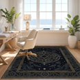 thumbnail image 3 of Design&I 2'x3' Washable Accent Rug Pet Friendly & Non-Slip Built-In Grip Witchy Pentacle Constellation Serpentine Bird Dark Magic Design for Kitchen, Station, 3 of 7
