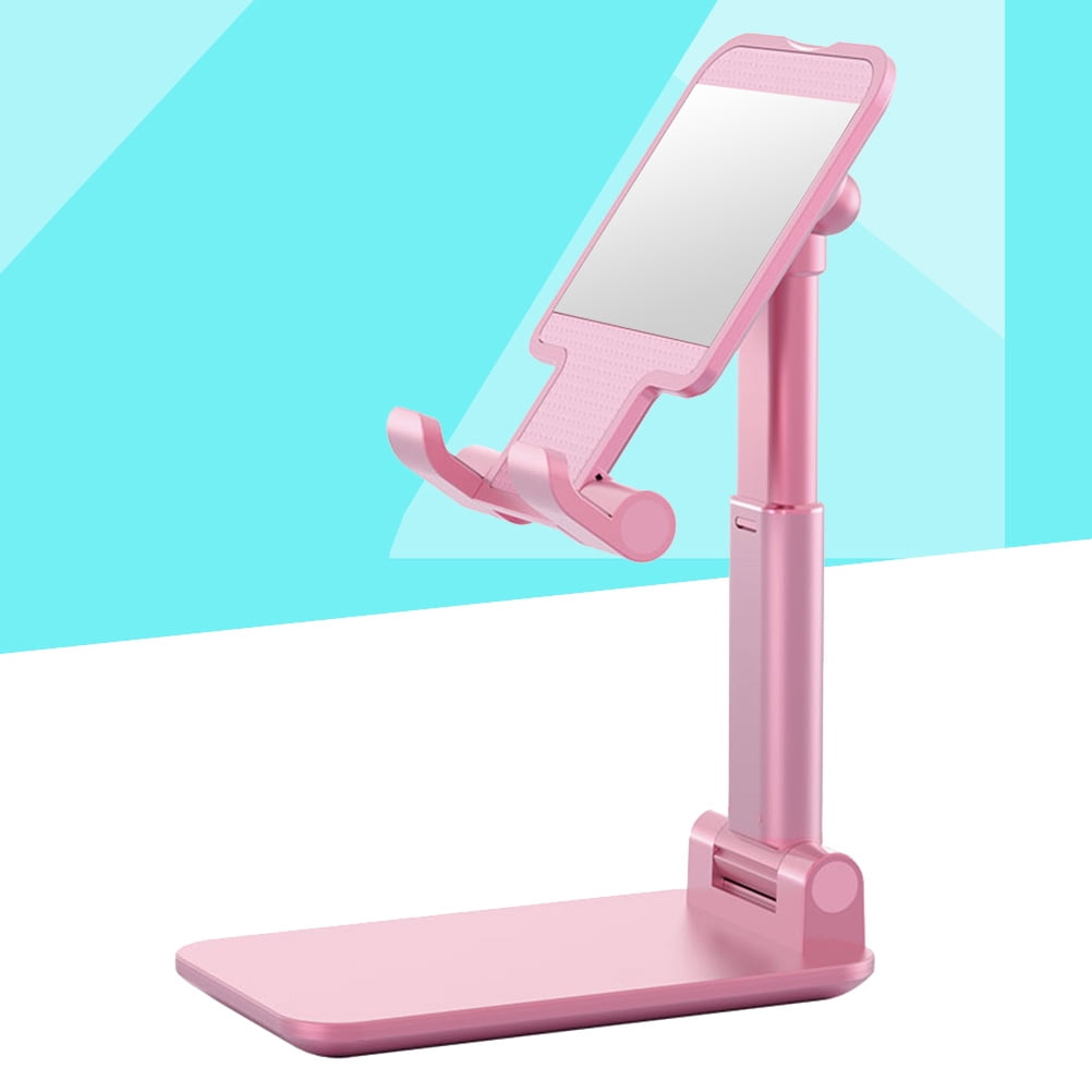 TAILTOSS Adjustable Phone Holder for Smartphone with Metal Pink Finish 1Set