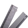 thumbnail image 4 of Deli Folding Straight Ruler 30cm Plastic Half Transparent линейка для школы Shape Graphic Folding Ruler Multifunctional Parallel 2PCS, 4 of 5