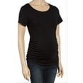 thumbnail image 2 of Times Two Ruched Sides Maternity T-shirt, 2 of 4