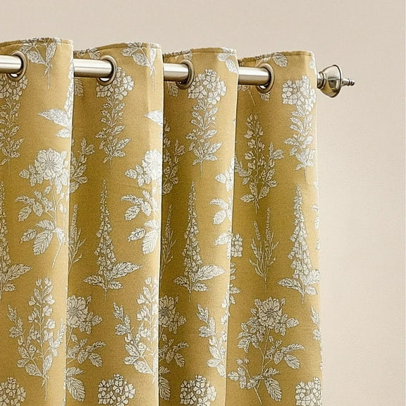 Wylder Nature Sophia Jacquard Floral Eyelet Curtains