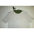thumbnail image 5 of John Varvatos Star USA Men Rockford Double-Layer Tee Olive Green Grey Size L, 5 of 6