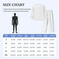 thumbnail image 4 of Mens Pajamas Set - Travel Around The World Airplane Comfy Long Sleeve Button Up Pajama Sets for Men 2 Piece, Soft Sleepwear Nightwear Pjs Lounge Sets for Men with Pockets, 4 of 5