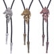 thumbnail image 4 of Bolo Tie / Wolf Western Cowboy Rodeo Vintage Retro Accesorios Aleación / Navidad Hombres Mujeres / , Plata Yinane collar de lazo de bolo, 4 of 6
