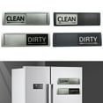thumbnail image 3 of LEFU for Dishwasher Magnet Clean Dirty Indicator Sign Non-Scratch Sliding Kitchen Gadget Waterproof Acrylic Refrigerator Magnet Easy to Use Dishwasher Status Reminder, 3 of 7