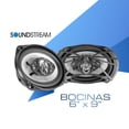 thumbnail image 1 of Par de Bocinas SOUNSTREAM Cono Plata 6x9 X4-6.9, 1 of 4